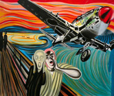 Le 2e cri (Erró 1967, d’après Munch)