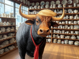 [A bull in a china shop!]